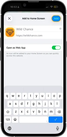 WildChance iOS — passo 3